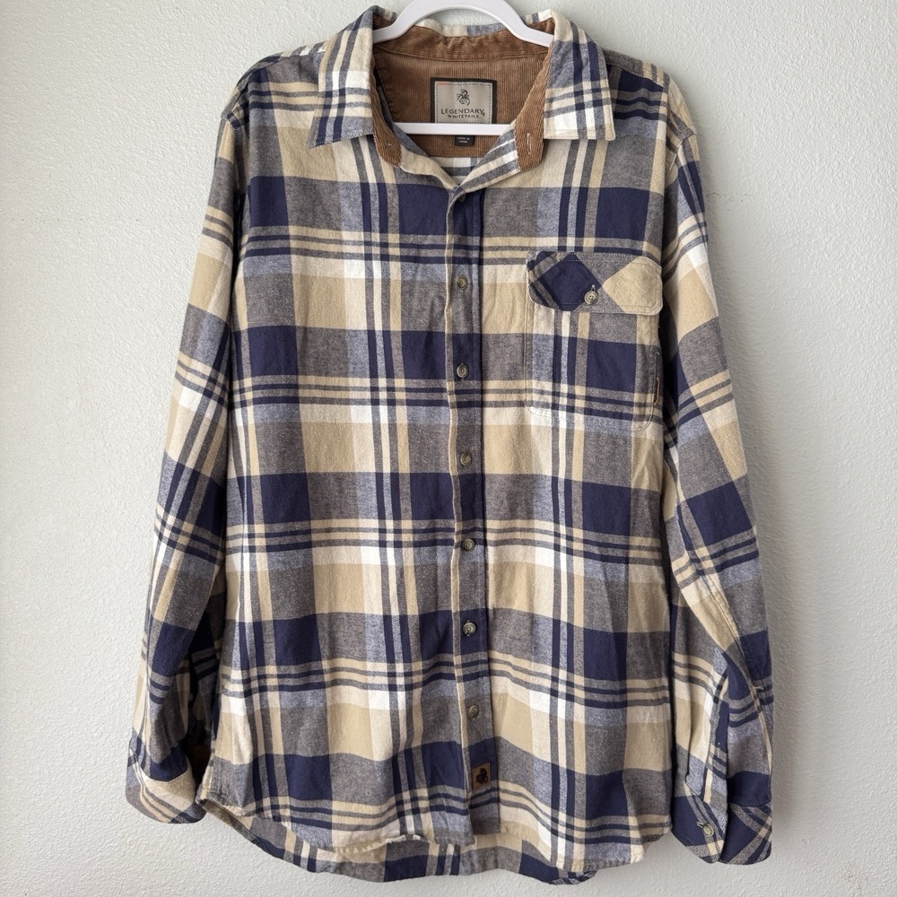Legendary Whitetails‎ Men's LT Buck Camp Flannel Long Sleeve Plaid Button Shirt